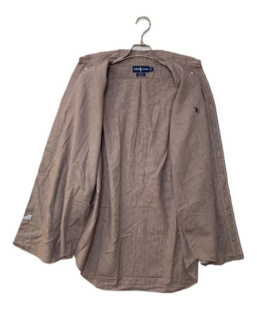RALPH LAUREN（ラルフローレン）RALPH LAUREN (ラルフローレン) チェックシャツ BLAKE ブラウン サイズ:Lの古着・服飾アイテム