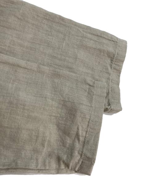 evam eva（エヴァムエヴァ）evam eva (エヴァムエヴァ) water linen shirts ウォーターリネンシャツ ベージュ サイズ:Mの古着・服飾アイテム