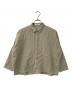 evam eva（エヴァムエヴァ）の古着「water linen shirts ウォーターリネンシャツ」｜ベージュ