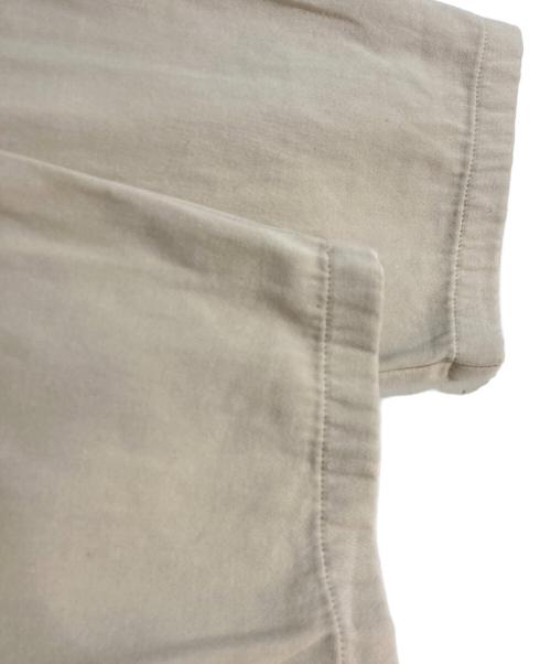 evam eva（エヴァムエヴァ）evam eva (エヴァムエヴァ) brushed cotton tuck pants ベージュ サイズ:①の古着・服飾アイテム