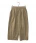 evam eva（エヴァムエヴァ）の古着「water linen pants」｜ブラウン