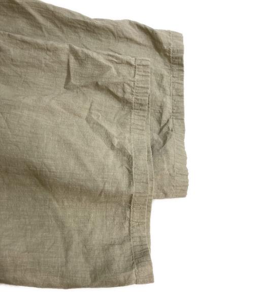 evam eva（エヴァムエヴァ）evam eva (エヴァムエヴァ) water linen wide pants ウォーターリネンワイドパンツ ベージュ サイズ:記載なしの古着・服飾アイテム