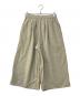 evam eva (エヴァムエヴァ) water linen wide pants ウォーターリネンワイドパンツ ベージュ サイズ:記載なし：8000円