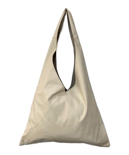 evam eva（エヴァムエヴァ）evam eva (エヴァムエヴァ) leather bag (吾妻袋) アイボリー サイズ:Sの古着・服飾アイテム