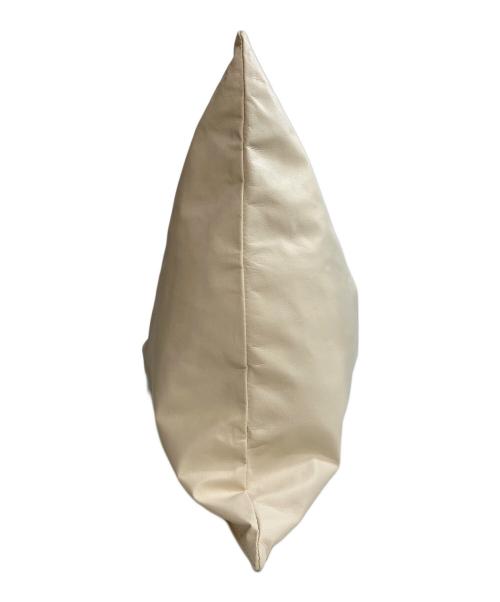 evam eva（エヴァムエヴァ）evam eva (エヴァムエヴァ) leather bag (吾妻袋) アイボリー サイズ:Sの古着・服飾アイテム