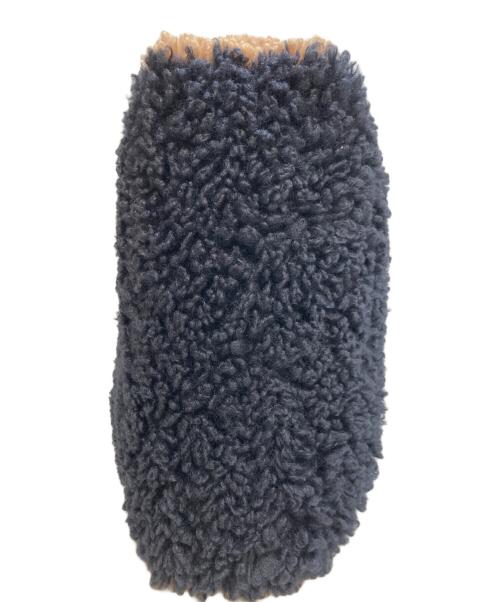 LEMONPLET（レモンプレット）LEMONPLET (レモンプレット) FAUX FUR PHRYNE ECO BAG ブラック×ブラウン サイズ:Fの古着・服飾アイテム