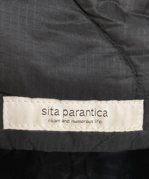 SITA PARANTICA（シータパランティカ）SITA PARANTICA (シータパランティカ) クロア付き ナイロン キルト トートバッグ L ブラックの古着・服飾アイテム