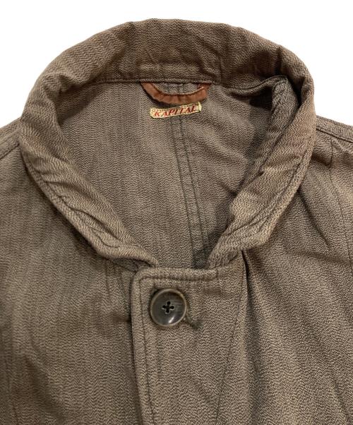 KAPITAL（キャピタル）KAPITAL (キャピタル) カバーオールジャケット カーキ サイズ:Lの古着・服飾アイテム