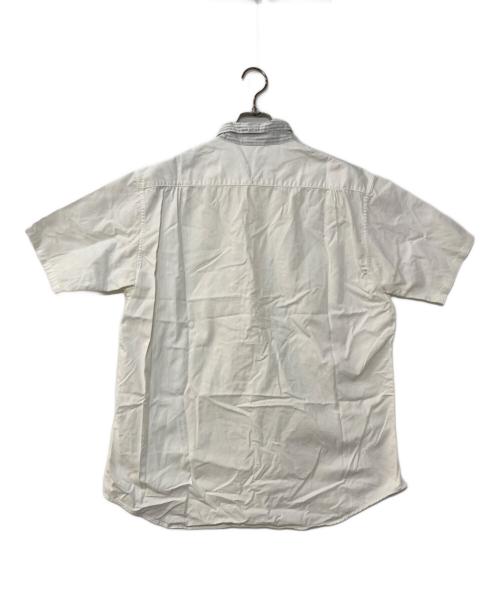 KAPITAL（キャピタル）KAPITAL (キャピタル) MICOストライプデザインシャツ ホワイト サイズ:XLの古着・服飾アイテム