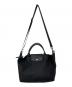 LONGCHAMP (ロンシャン) Le Pliage Neo M/ル・プリアージュ ネオ M 2WAYバッグ ブラック：13000円