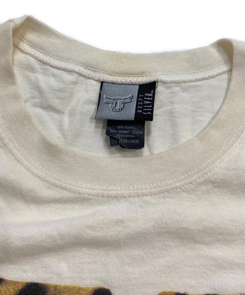 Hanes（ヘインズ）Hanes (ヘインズ) Mac OS X Ver.10.2 Jaguar プリントTシャツ ホワイト サイズ:2XLの古着・服飾アイテム