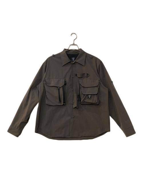 South2 West8（サウスツー ウエストエイト）south2 west8 (サウスツー ウエストエイト) Tenkara Trout Shirt グレー サイズ:Lの古着・服飾アイテム