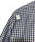 中古・古着 CAHLUMN (カウラム) Magazine Pocket Broad Shirt / ギンガムチェックシャツ ホワイト×ネイビー サイズ:M：6000円