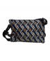 FURLA (フルラ) テクニカル クロスボディー ポーチ ネイビー×ベージュ：8000円