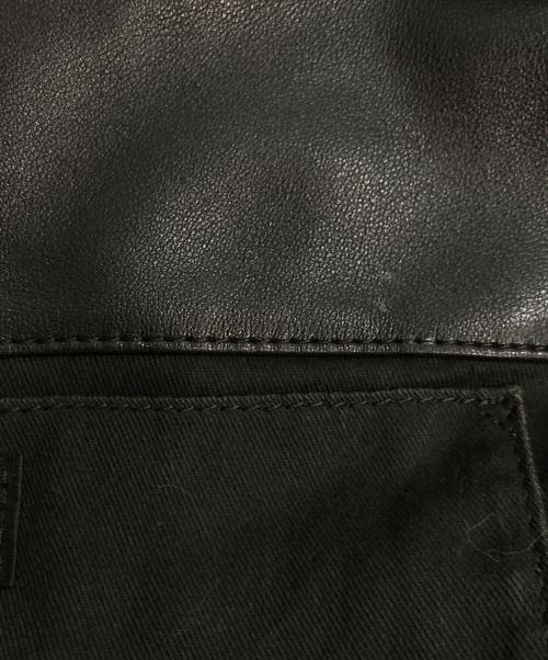 A.P.C.（アーペーセー）A.P.C. (アーペーセー) Ninon フェイクレザー トートバッグ ブラックの古着・服飾アイテム