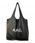 A.P.C.（アーペーセー）の古着「Ninon フェイクレザー トートバッグ」｜ブラック