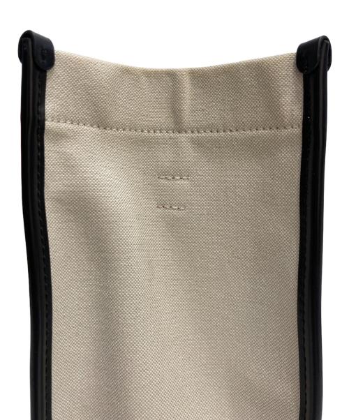 BALENCIAGA（バレンシアガ）BALENCIAGA (バレンシアガ) HARDWARE TOTE ハードウェアトートバッグ キャンバス ホワイト×ブラックの古着・服飾アイテム
