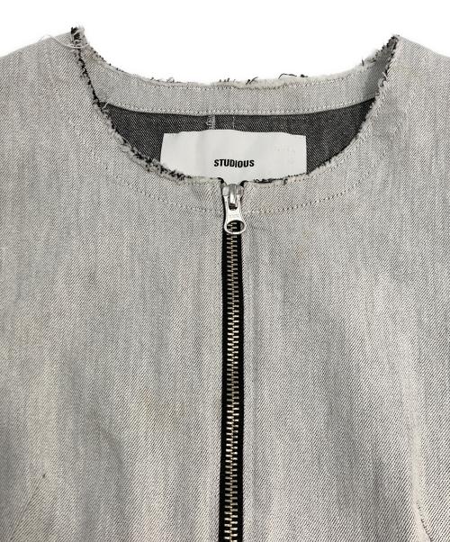 STUDIOUS（ステュディオス）STUDIOUS (ステュディオス) ノースリーブワンピース グレー サイズ:2の古着・服飾アイテム