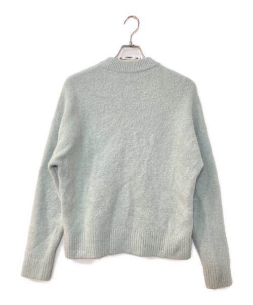 AMI PARIS（アミ パリス）AMI PARIS (アミ パリス) ハートロゴクルーネックセーター ブルー サイズ:Sの古着・服飾アイテム