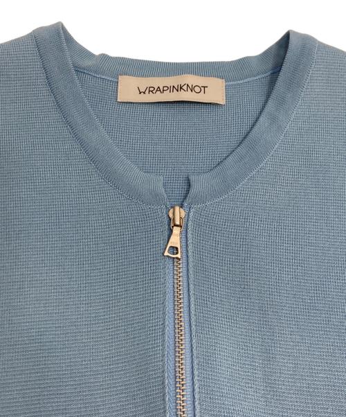 WRAPINKNOT（ラッピンノット）WRAPINKNOT (ラッピンノット) STUDIOUS (ステュディオス) 別注ZIP OP ブルー サイズ:1の古着・服飾アイテム