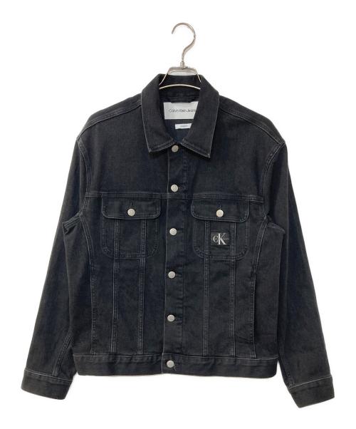 Calvin Klein Jeans（カルバンクラインジーンズ）Calvin Klein Jeans (カルバンクラインジーンズ) 90s デニムジャケット オーバーサイズ ブラックデニムジャケット ブラック サイズ:Sの古着・服飾アイテム