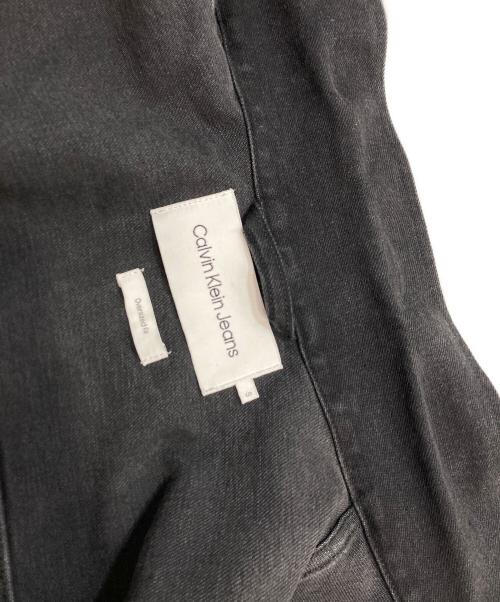 Calvin Klein Jeans（カルバンクラインジーンズ）Calvin Klein Jeans (カルバンクラインジーンズ) 90s デニムジャケット オーバーサイズ ブラックデニムジャケット ブラック サイズ:Sの古着・服飾アイテム