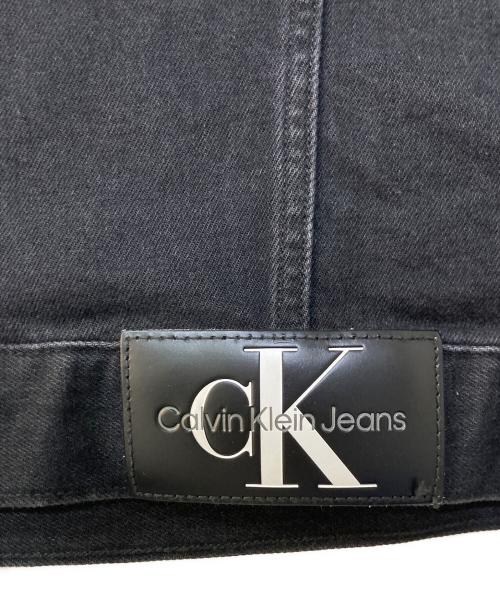 Calvin Klein Jeans（カルバンクラインジーンズ）Calvin Klein Jeans (カルバンクラインジーンズ) 90s デニムジャケット オーバーサイズ ブラックデニムジャケット ブラック サイズ:Sの古着・服飾アイテム