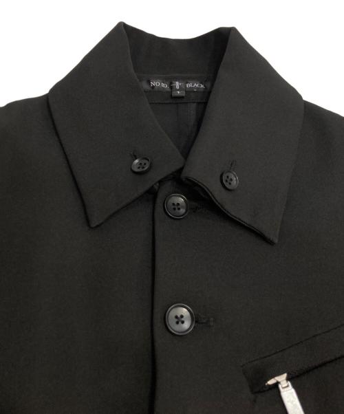 NO ID.（ノーアイディー）NO ID. (ノーアイディー) ZIPショートJKT ブラック サイズ:1の古着・服飾アイテム