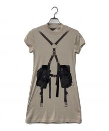 ADSB ANDERSSON BELL（アンダースンベル）の古着「グラフィック ハーネス プリント Tシャツ」｜ベージュ