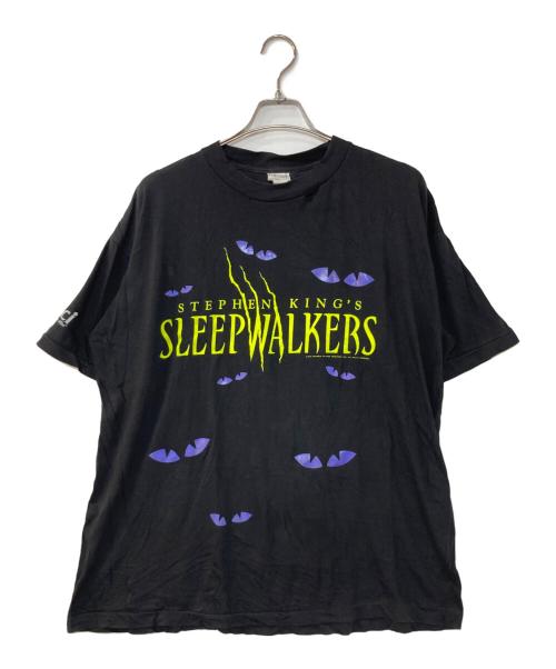 USED（ユーズド）USED (ユーズド) Sleepwalkers プリントTシャツ ブラック サイズ:XLの古着・服飾アイテム
