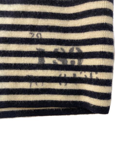 RRL（ダブルアールエル）RRL (ダブルアールエル) ボーダータートルネックニット アイボリー×ネイビー サイズ:記載なしの古着・服飾アイテム