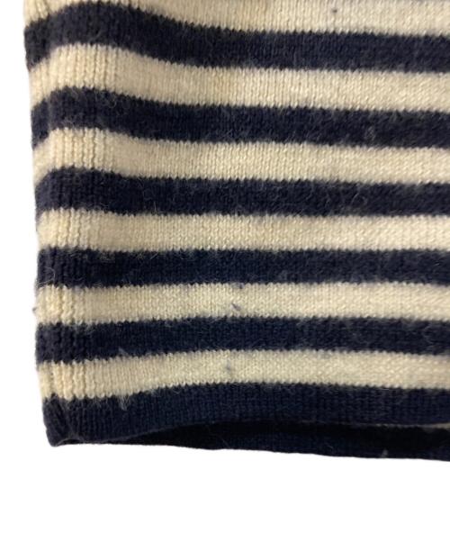 RRL（ダブルアールエル）RRL (ダブルアールエル) ボーダータートルネックニット アイボリー×ネイビー サイズ:記載なしの古着・服飾アイテム