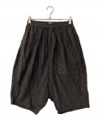 goldゴールド）の古着「VAT DYE CHAMBRAY BALOON SHORTS」｜グレー