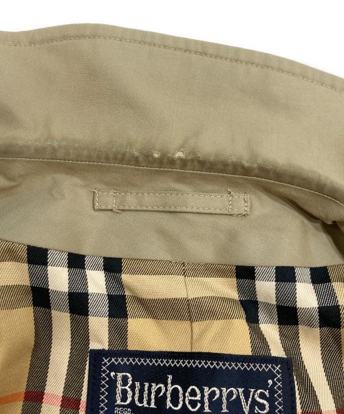 Burberry's（バーバリーズ）Burberry's (バーバリーズ) 裏地ノバチェックステンカラーコート ベージュ サイズ:90 165の古着・服飾アイテム