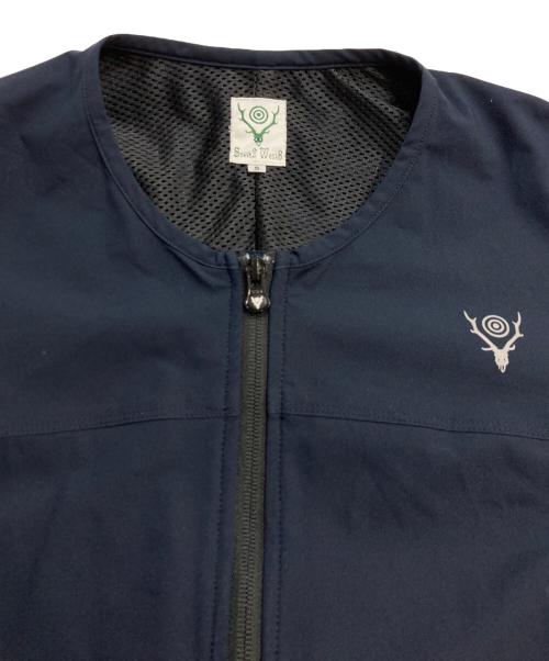 South2 West8（サウスツー ウエストエイト）South2 West8 (サウスツー ウエストエイト) Crew Neck Boulder Jacket ネイビー サイズ:Sの古着・服飾アイテム