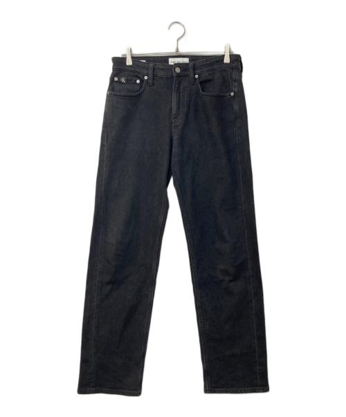 Calvin Klein Jeans（カルバンクラインジーンズ）Calvin Klein Jeans (カルバンクラインジーンズ) 90sストレートジーンズ ブラック サイズ:W30の古着・服飾アイテム
