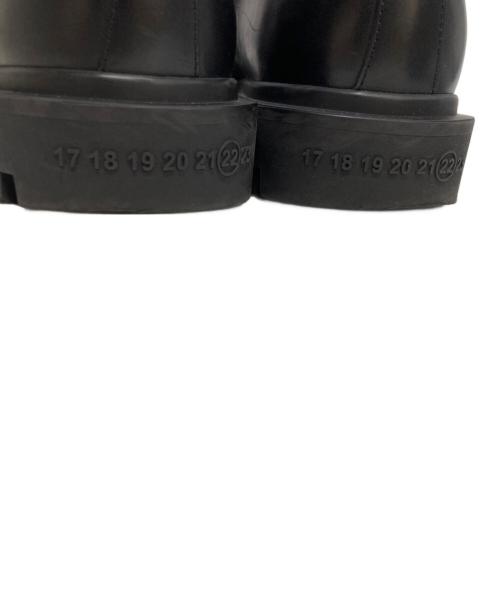 Maison Margiela（メゾンマルジェラ）Maison Margiela (メゾンマルジェラ) レザーダービーシューズ ブラック サイズ:41の古着・服飾アイテム