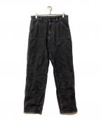 CarHarttカーハート）の古着「DOUBLE KNEE PANTS」｜ブラック