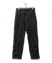 CarHartt（カーハート）の古着「DOUBLE KNEE PANTS」｜ブラック