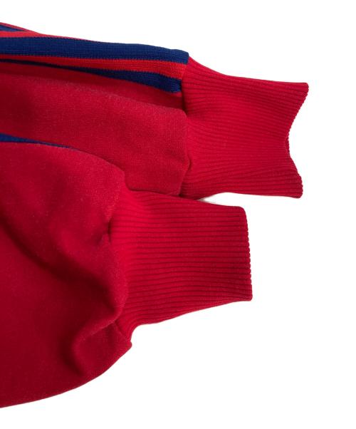 adidas（アディダス）adidas (アディダス) トラックジャケット レッド サイズ:F168の古着・服飾アイテム