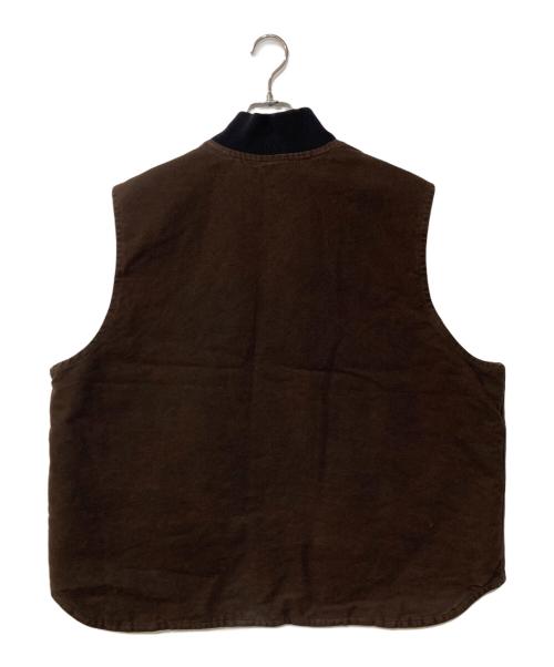 CarHartt（カーハート）CarHartt (カーハート) ダックベスト ブラウン サイズ:2XLの古着・服飾アイテム