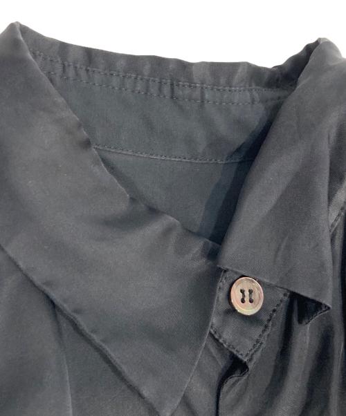 tricot COMME des GARCONS（トリココムデギャルソン）tricot COMME des GARCONS (トリココムデギャルソン) サテンクロップドシャツ ブラック サイズ:記載なしの古着・服飾アイテム