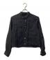tricot COMME des GARCONS（トリココムデギャルソン）の古着「サテンクロップドシャツ」｜ブラック