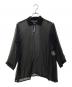 tricot COMME des GARCONS（トリココムデギャルソン）の古着「プルオーバー シアーシャツ」｜ブラック