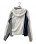 NIKE (ナイキ) sacai (サカイ) Double-Zip Hoodie 'Obsidian' ホワイト×グレー サイズ:XS：8000円