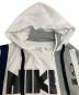 中古・古着 NIKE (ナイキ) sacai (サカイ) Double-Zip Hoodie 'Obsidian' ホワイト×グレー サイズ:XS：8000円