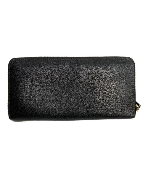 Vivienne Westwood（ヴィヴィアンウエストウッド）Vivienne Westwood (ヴィヴィアンウエストウッド) EXECUTIVE オーブロゴラウンドファスナー長財布 ブラックの古着・服飾アイテム