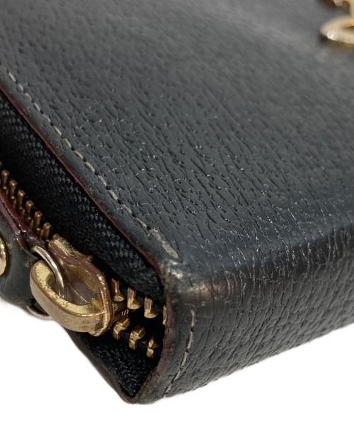 Vivienne Westwood（ヴィヴィアンウエストウッド）Vivienne Westwood (ヴィヴィアンウエストウッド) EXECUTIVE オーブロゴラウンドファスナー長財布 ブラックの古着・服飾アイテム
