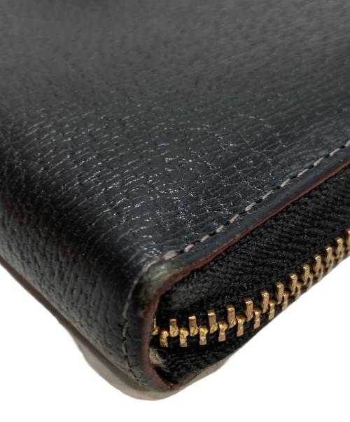Vivienne Westwood（ヴィヴィアンウエストウッド）Vivienne Westwood (ヴィヴィアンウエストウッド) EXECUTIVE オーブロゴラウンドファスナー長財布 ブラックの古着・服飾アイテム