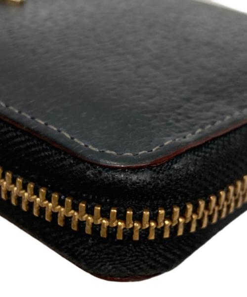 Vivienne Westwood（ヴィヴィアンウエストウッド）Vivienne Westwood (ヴィヴィアンウエストウッド) EXECUTIVE オーブロゴラウンドファスナー長財布 ブラックの古着・服飾アイテム